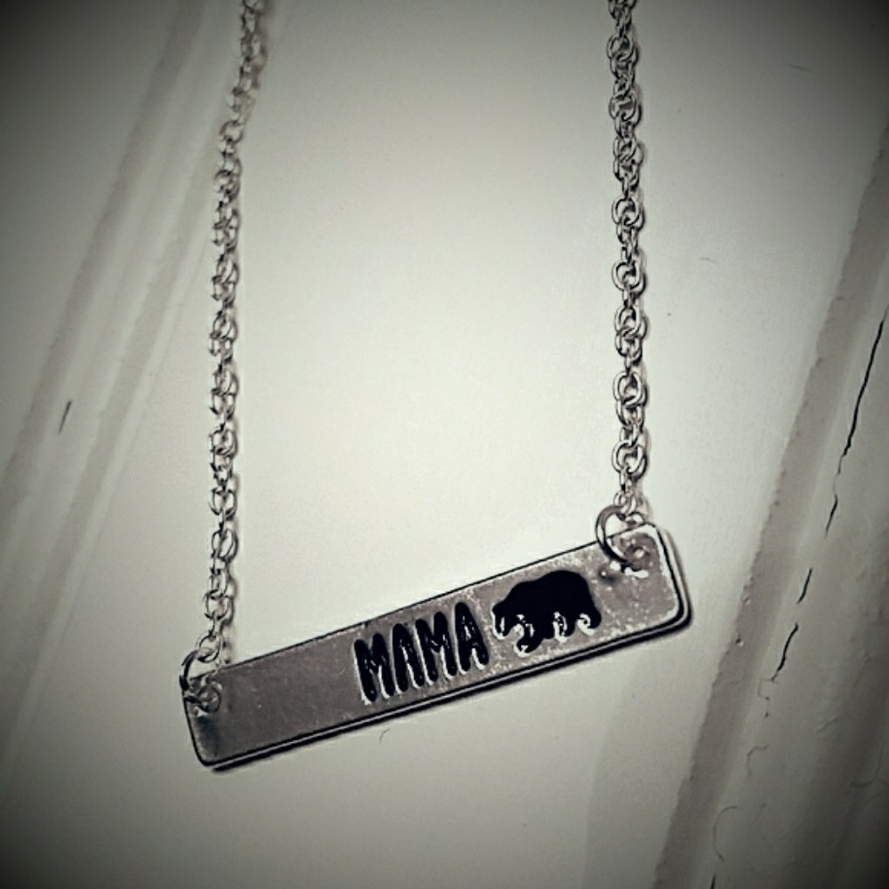 2/$10 Mama Bear Bar Necklace